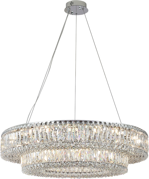 Подвесной светильник хрустальный Newport 8450 845028S chrome (8450_28_s_chrome)