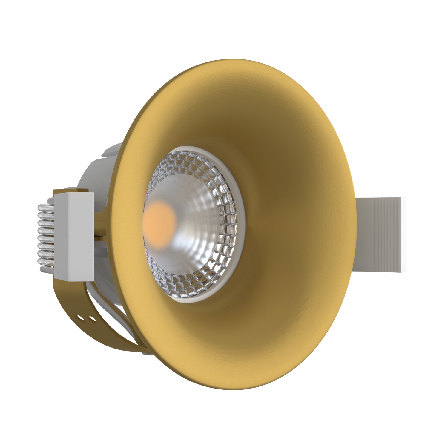 Встраиваемый светильник под сменную лампу Ledron MJ1003 Gold (2338)