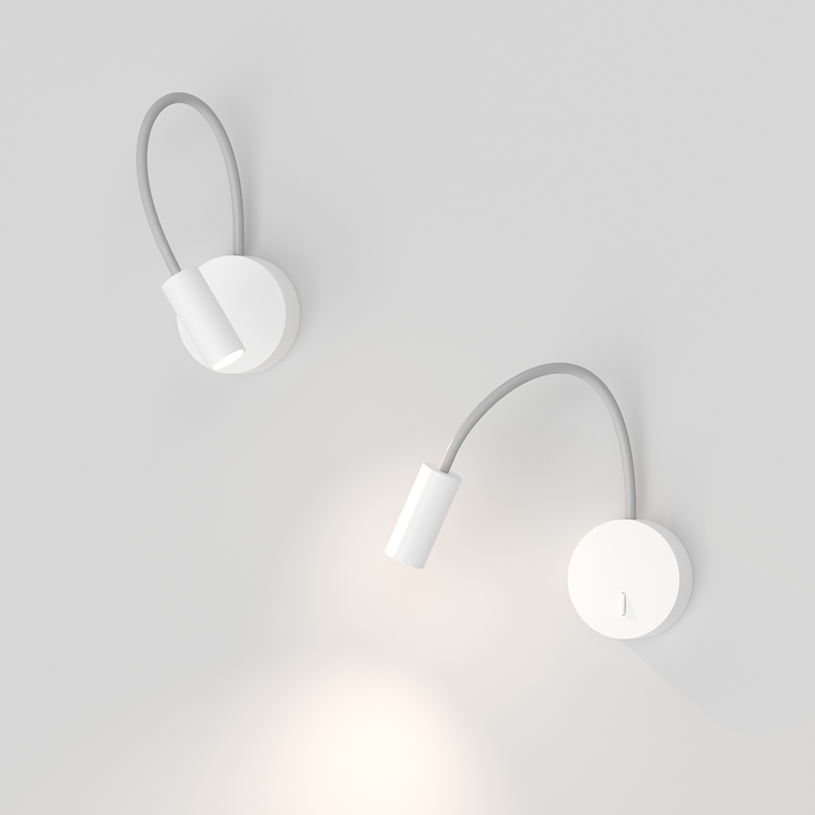 Настенный светодиодный светильник Ledron S30 GN READING White (3023)