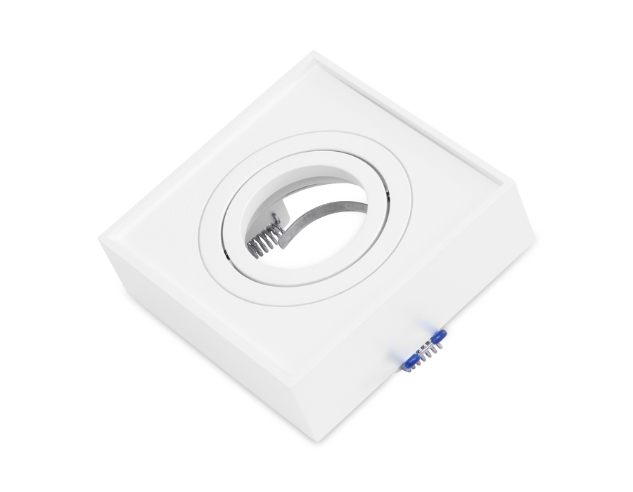 Точечный поворотный светильник MR16 TN154 WH белый GU5.3 96*96*50