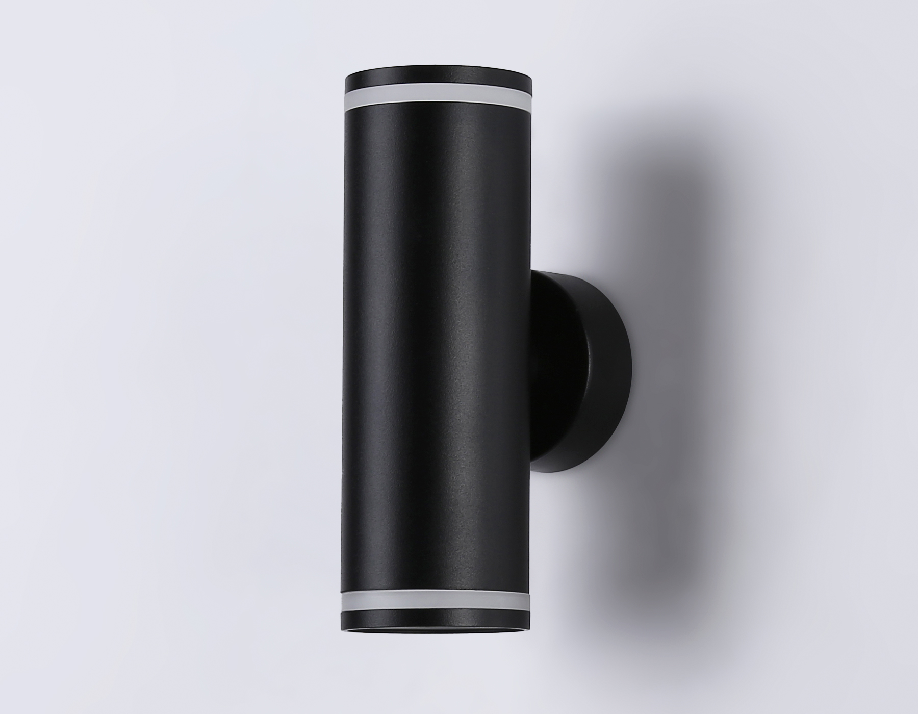 Настенный светильник со сменной лампой GU10 и акрилом FW2489/2 BK черный GU10/2 max 12W 170*55*95