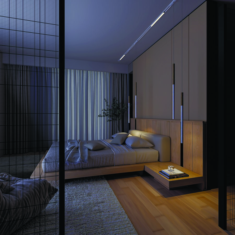 Светодиодный светильник для магнитной системы Ledron Sagi 012 Wooden 175 White (8555)