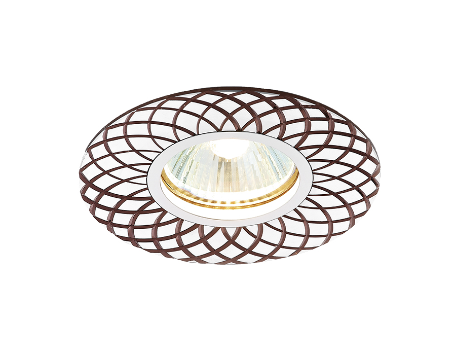 Круглый встраиваемый точечный светильник MR16 A815 AL/BR алюминий/коричневый MR16