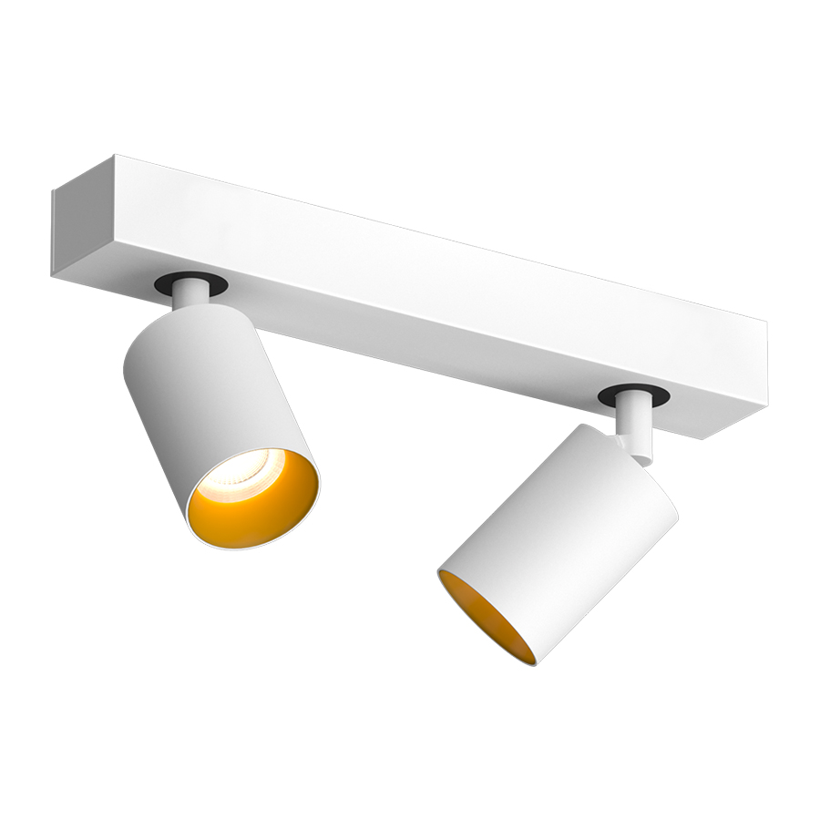 Накладной поворотный светодиодный светильник Ledron SAGITONY E2 S60 White-Gold 4000K (11114)