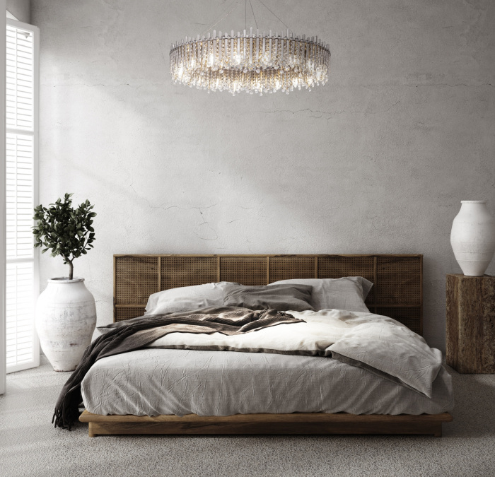 Подвесная люстра хрустальная Rocio MOD036PL-18N (mod036pl-18n)