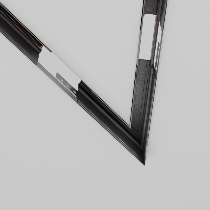 Угол-соединитель 45 Exility встраиваемый черный магнитный Maytoni Technical TRA034CLS-42B