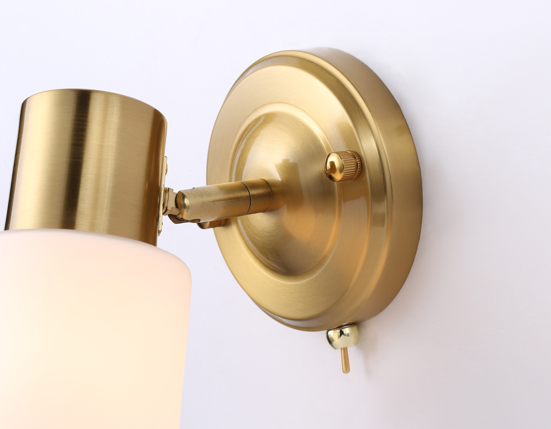 Накладной спот с выключателем TR3967 BS/FR латунь/белый матовый E27 max 40W 140*80*194