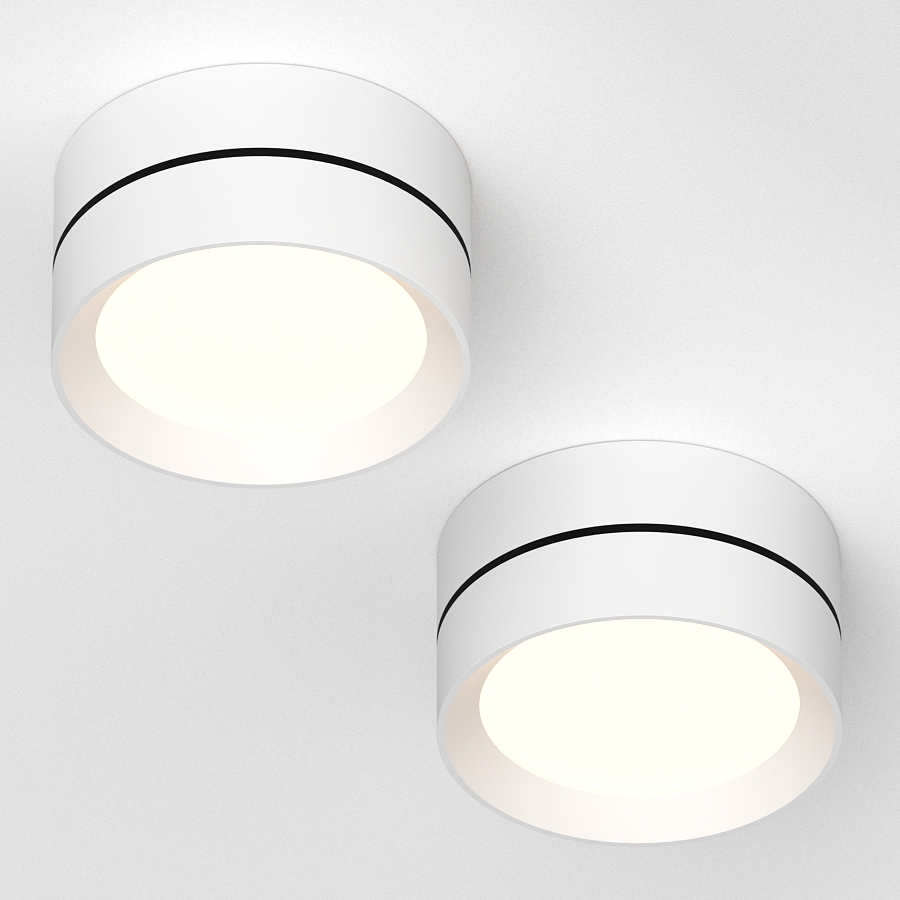 Накладной светодиодный светильник Ledron BARREL White (2643)