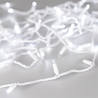 Светодиодная гирлянда ARD-STRING-CLASSIC-1000-WHITE-100LED-PULSE White (230V, 7W) (Ardecoled, IP65) 031647