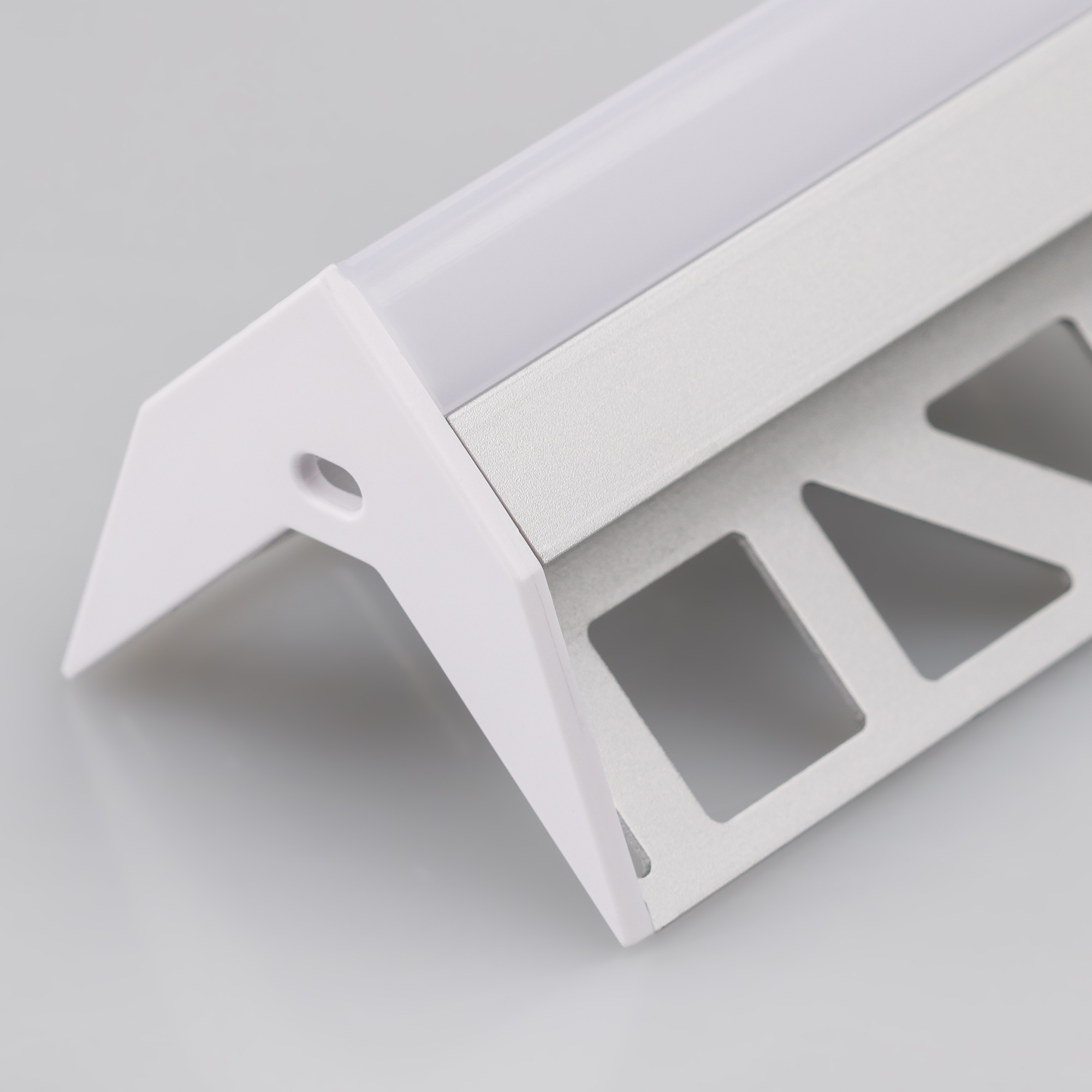 Заглушка ARH-DECORE-S12-EXT Square с отверстием (Arlight, Пластик) 023893