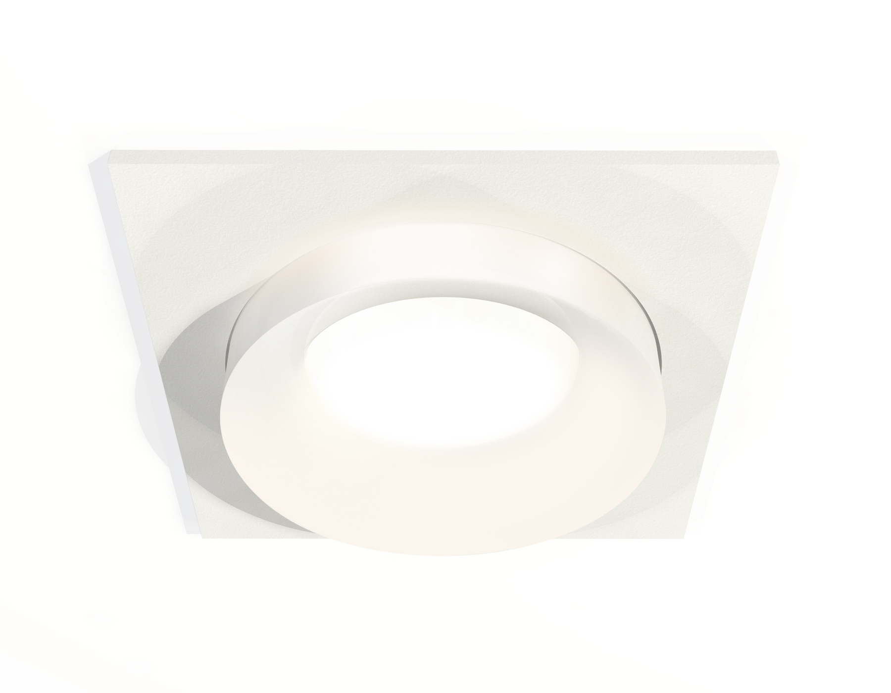 Комплект встраиваемого светильника с акрилом XC7631044 SWH/FR белый песок/белый матовый MR16 GU5.3 (C7631, N7165)