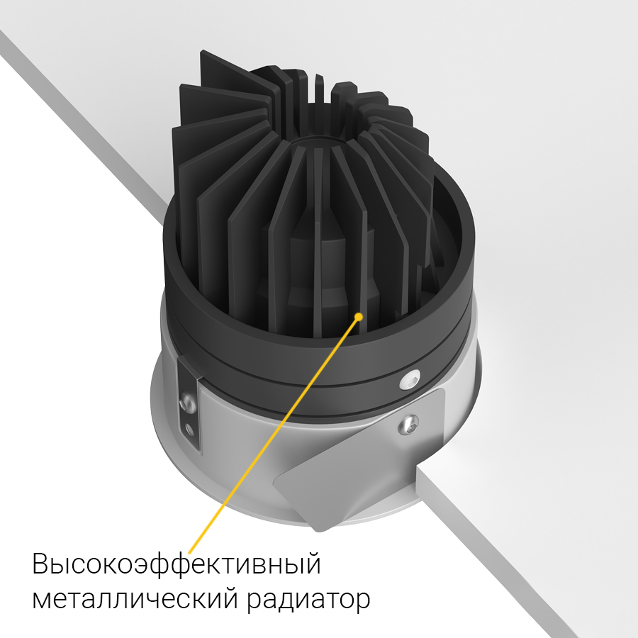 Встраиваемый поворотный светодиодный светильник Ledron PERFECT (2207)