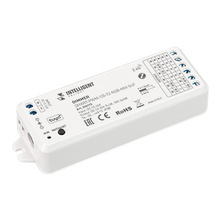 INTELLIGENT ARLIGHT Диммер SMART-PWM-105-72-RGB-MIX-SUF (12-24V, 5x3A, ZB, 2.4G) (IARL, Пластик) 036115