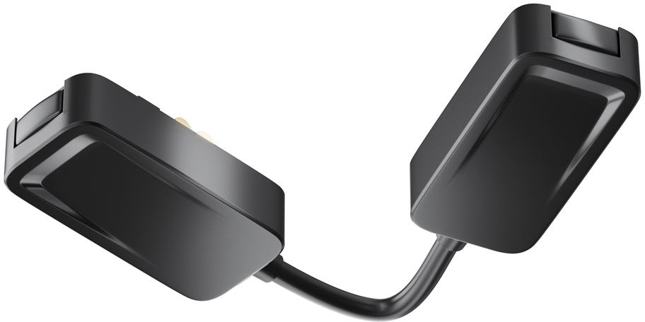 Коннектор питания угловой Radity встраиваемый черный магнитный Maytoni Technical TRA084CPC-B-12