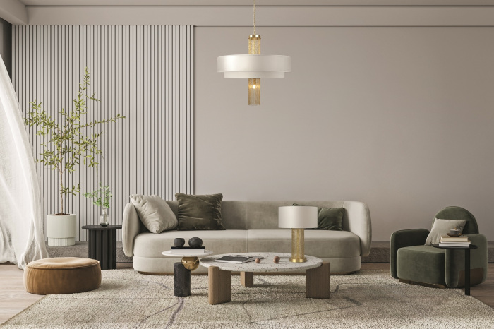 Подвесная люстра Impressive MOD151PL-05G (mod151pl-05g)