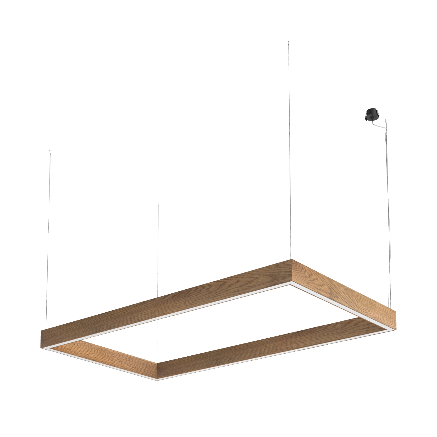 Подвесной светодиодный светильник Ledron KVADRO Basic 890х1525 Black 3000K (4800)