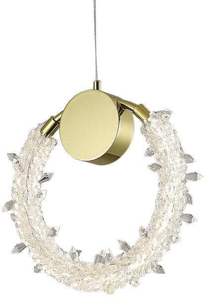 Подвесной светильник хрустальный светодиодный Newport 8280 8280S gold NEW (8280_s_gold_new)
