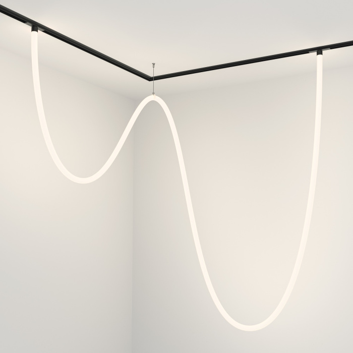 Трековый подвесной светильник Tau Exility 4000K 100Вт 360 LED магнитный Maytoni Technical TR101-2-100W4K-B (tr101-2-100w4k-b)