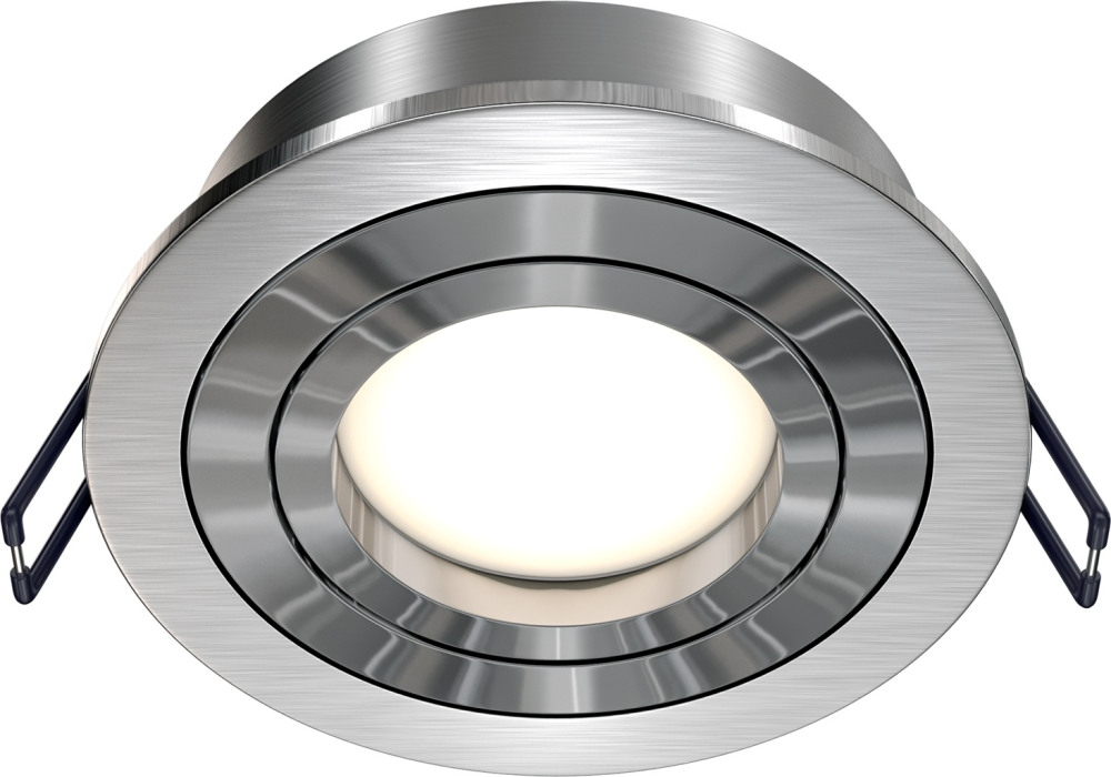 Встраиваемый светильник Atom GU10 1x50Вт Maytoni Technical DL023-2-01S (dl023-2-01s)