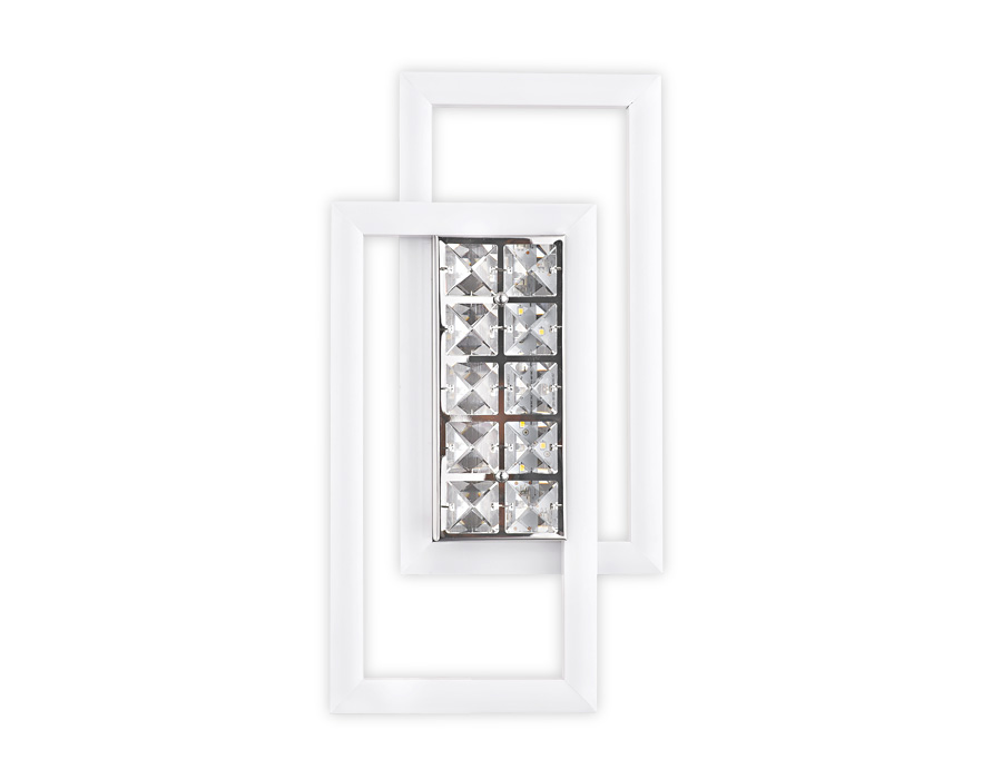 Настенно-потолочный светодиодный светильник FA107 WH белый 15W 3000K 380*200*85 (Без ПДУ)