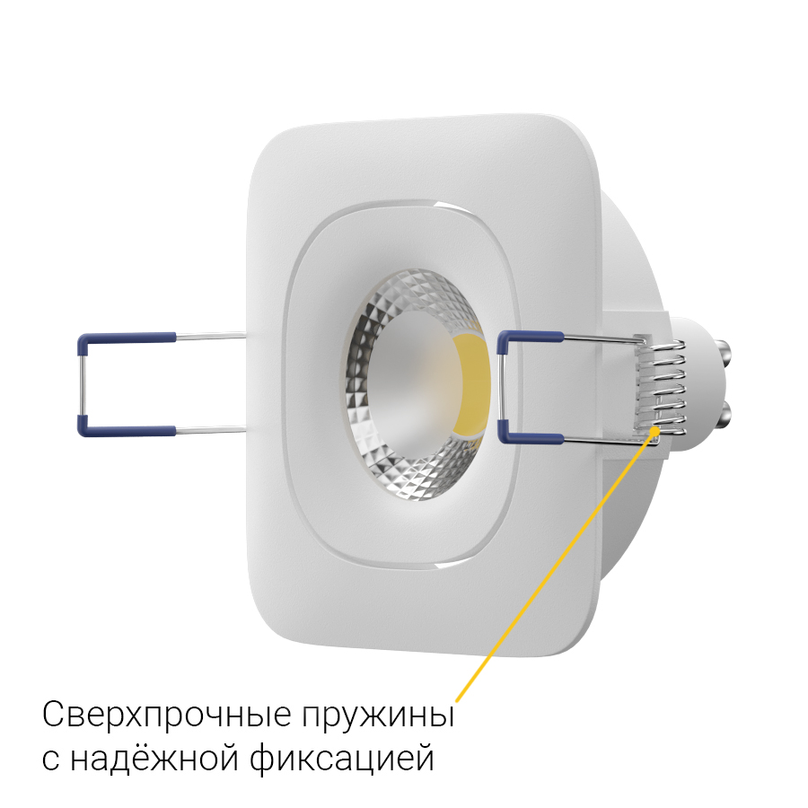 Встраиваемый поворотный светильник под сменную лампу Ledron AO1501007 White (2425)