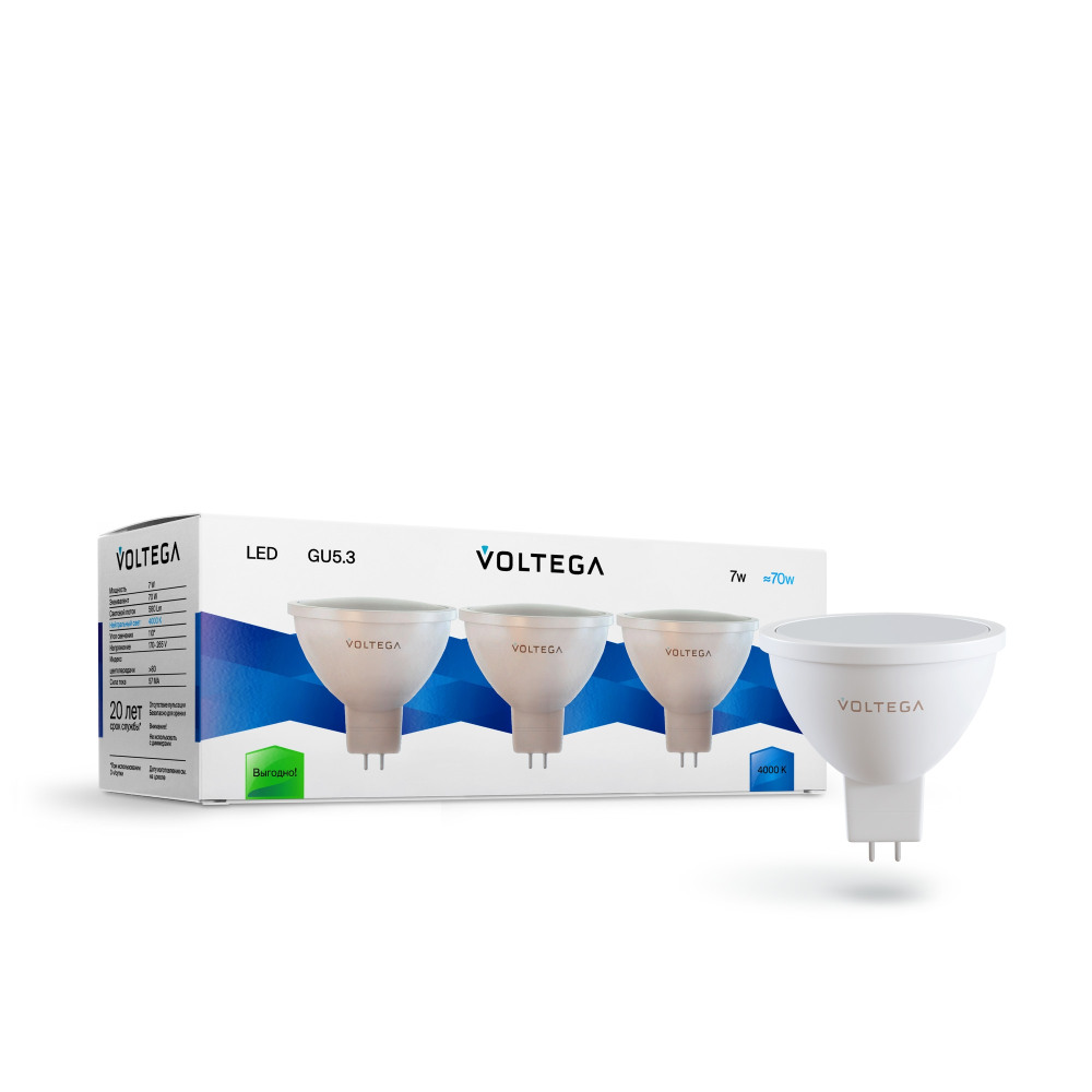 Лампочка светодиодная Sofit GU53 7175 (voltega_7175)