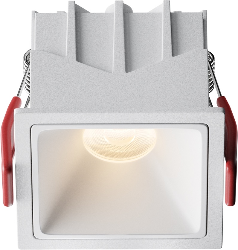 Встраиваемый светильник Maytoni Alfa LED DL043-01-10W3K-SQ-W-1 (dl043-01-10w3k-sq-w-1)