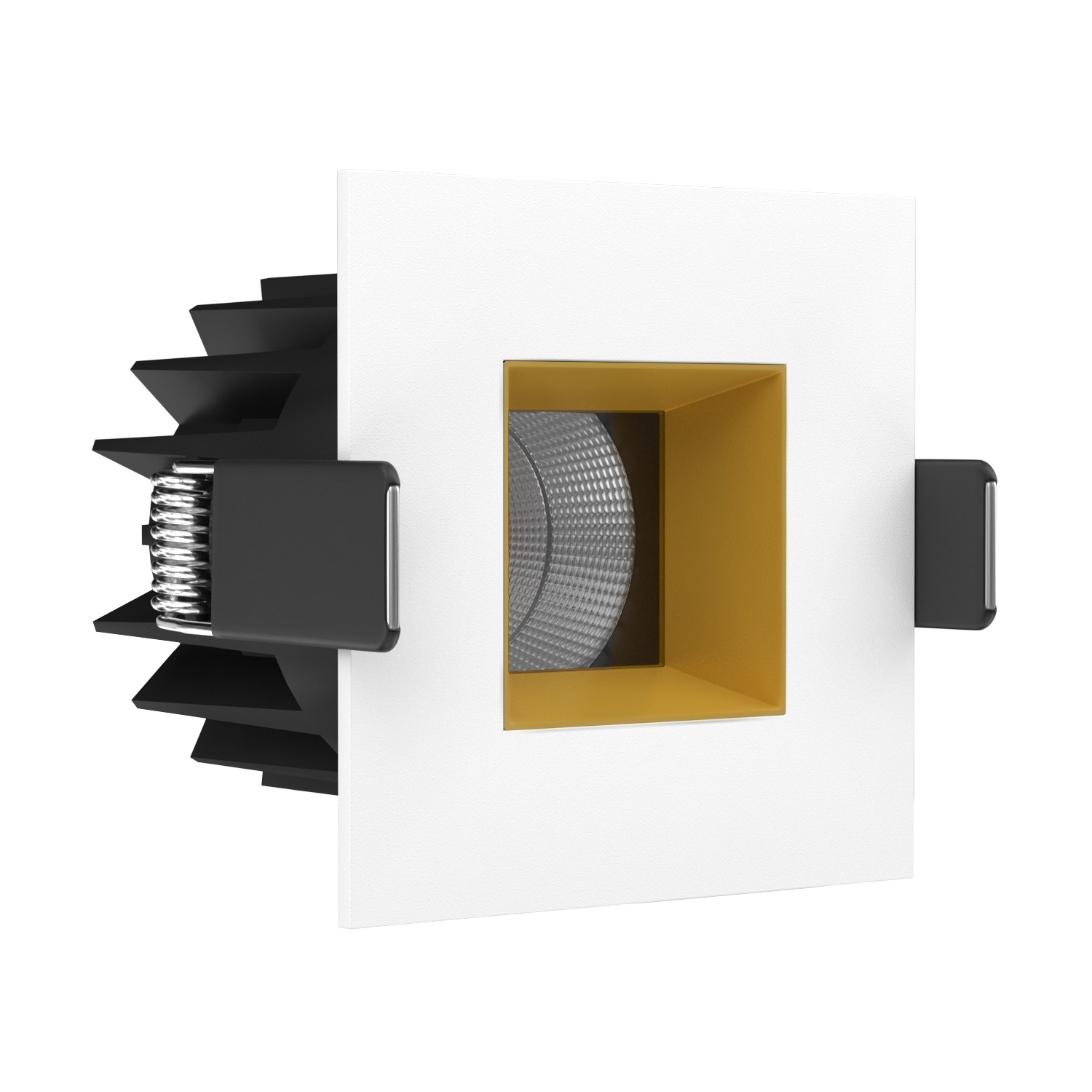 Встраиваемый светодиодный светильник Ledron FAST TOP SQ MINI White-Gold (2271)