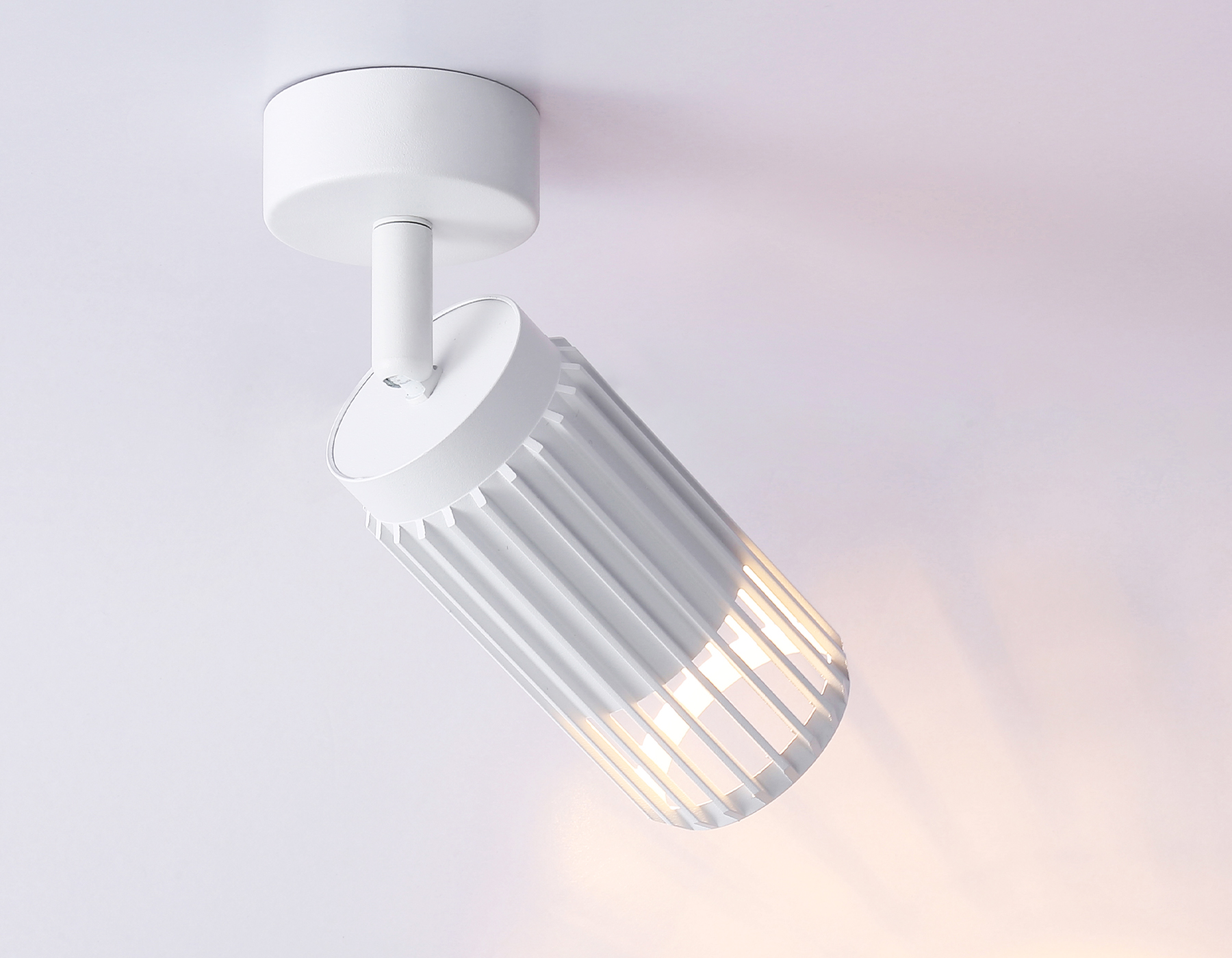Накладной поворотный спот со сменной лампой GU10 TN51677 WH белый GU10 D60*120