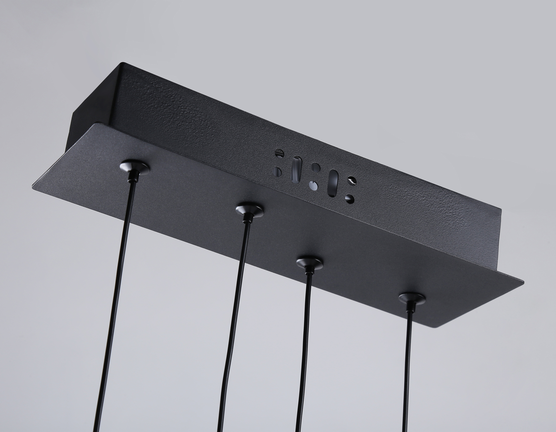 Подвесной светодиодный светильник FL66366/2 BK черный 38W 4200K 300*80*1200