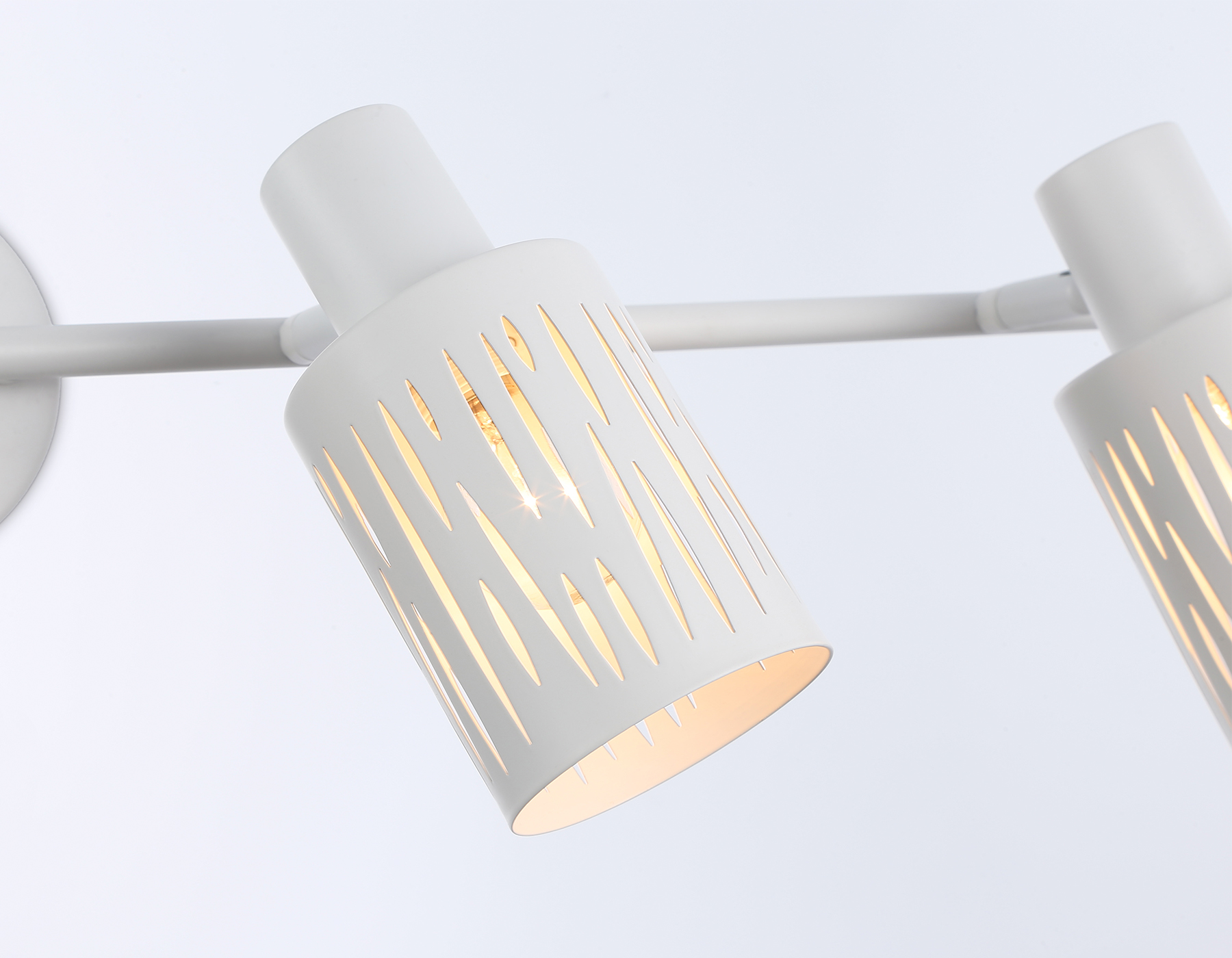 Настенно-потолочный спот в стиле лофт TR8666/4 WH белый E14/4 max 60W 760*100*190