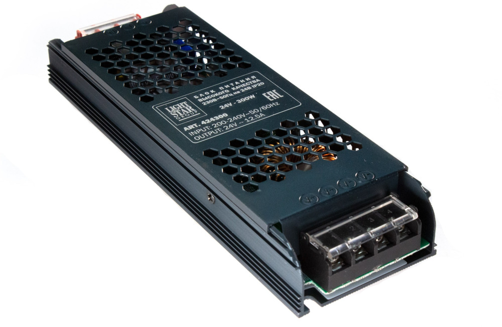 Блок питания 24V для светодиодной ленты 300W Lightstar 424300 (424300)