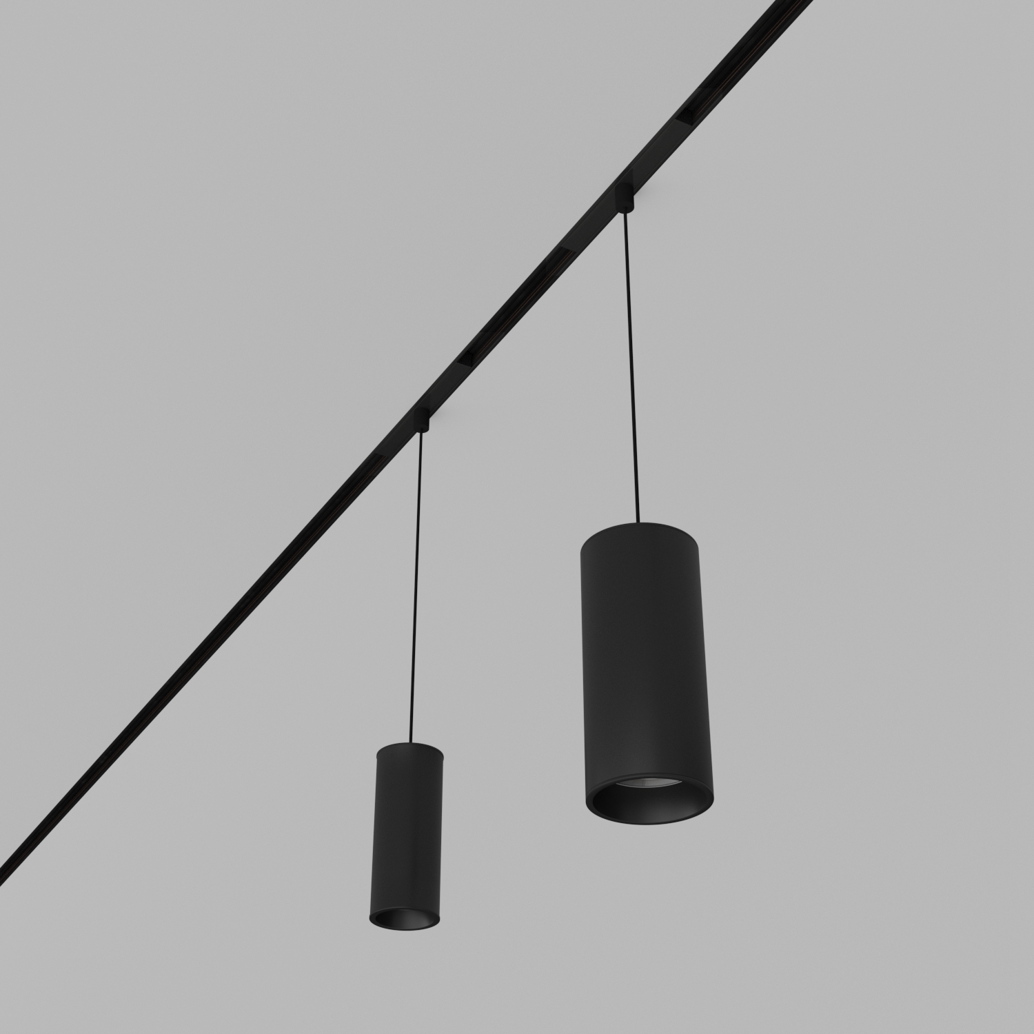 Светодиодный светильник для магнитной системы Ledron Sagi 7391 Black 3000K (4188)