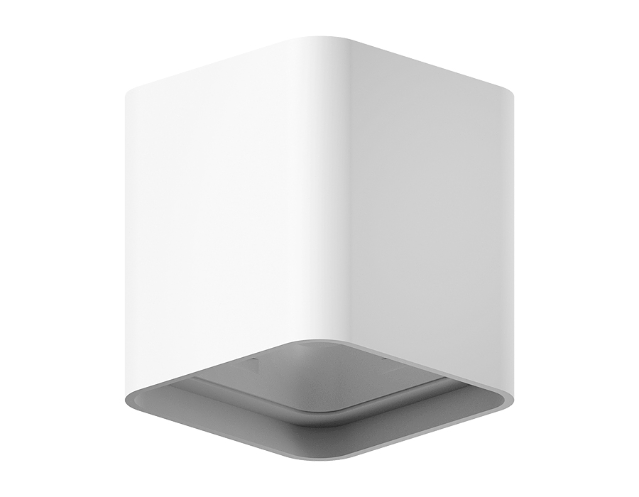 Корпус светильника накладной для насадок 70*70mm C7840 SWH белый песок 95*95*H100mm MR16 GU5.3