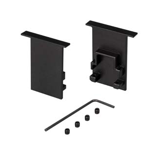 Заглушка SL-COMFORT-2542-F BLACK глухая (Arlight, Металл) 031782