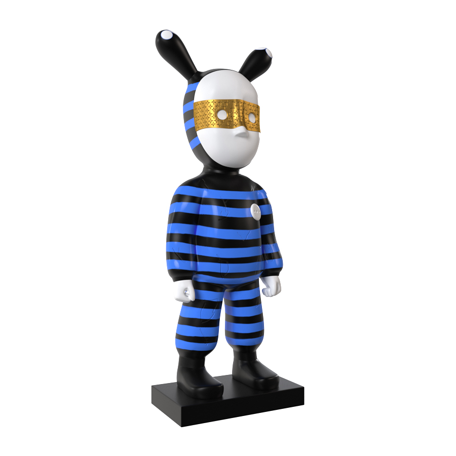 Дизайнерская статуэтка Бандит Blue (9360)
