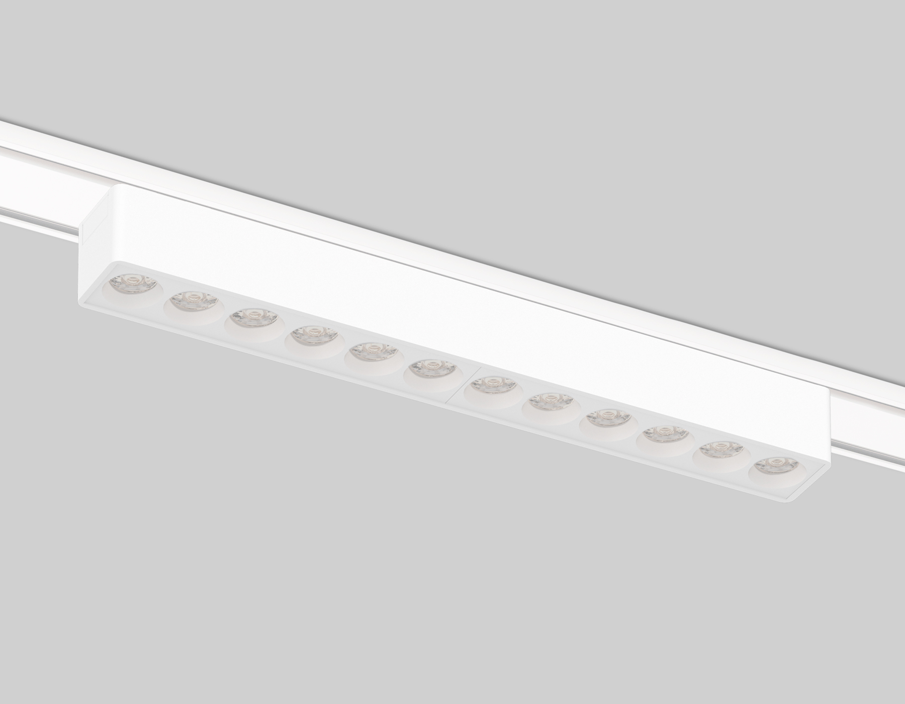 Светильник светодиодный трековый для шинопровода Magnetic Ultra Slim GV1407 WH белый IP20 12W 4200K 48V 24° 230*26*24