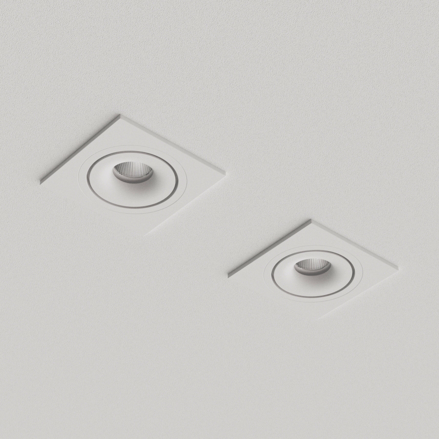 Встраиваемый светодиодный светильник Ledron LH10 SQ White (2134)