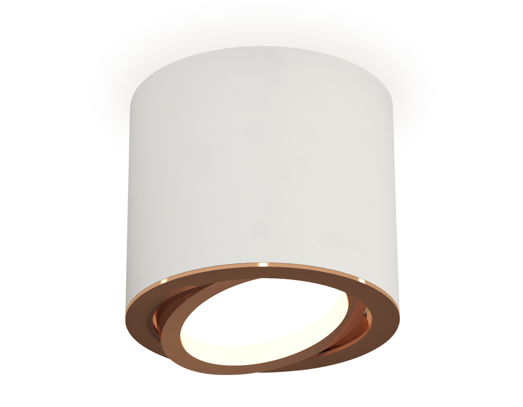 Комплект накладного поворотного светильника XS7401005 SWH/PPG белый песок/золото розовое полированное MR16 GU5.3 (C7401, N7005)