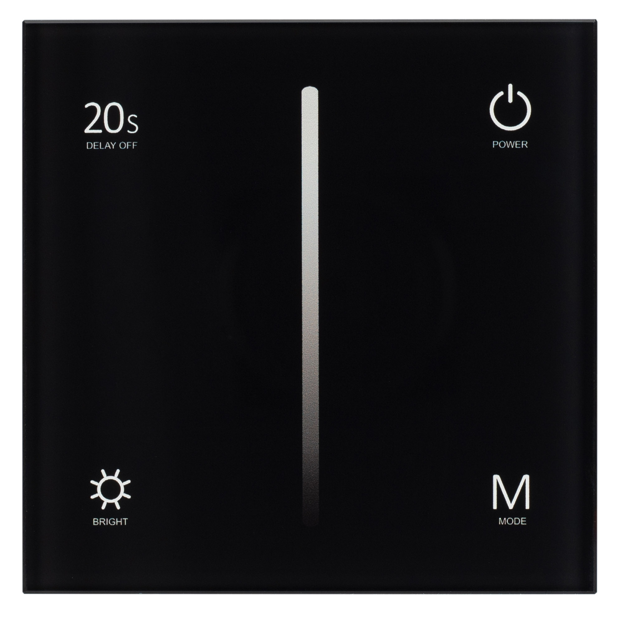 Панель SMART-P35-DIM-IN Black (230V, 0-10V, Sens, 2.4G) (Arlight, IP20 Пластик, 5 лет) 028113