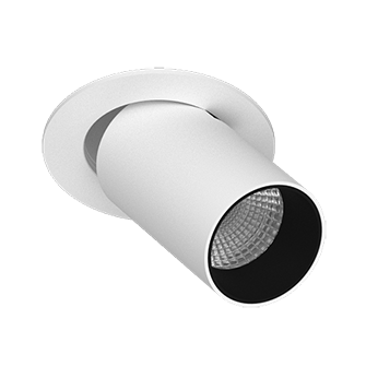 Встраиваемый поворотный светодиодный светильник Ledron DANNY MINI S40 White-Black (2013)
