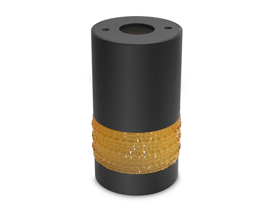 Накладной точечный светильник GU5.3 TN375 SBK/TI черный песок/янтарь GU5.3 D65*117