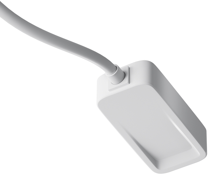 Ввод питания2м Radity для встраиваемого монтажа белый магнитный Maytoni Technical TRA084B-12W-200