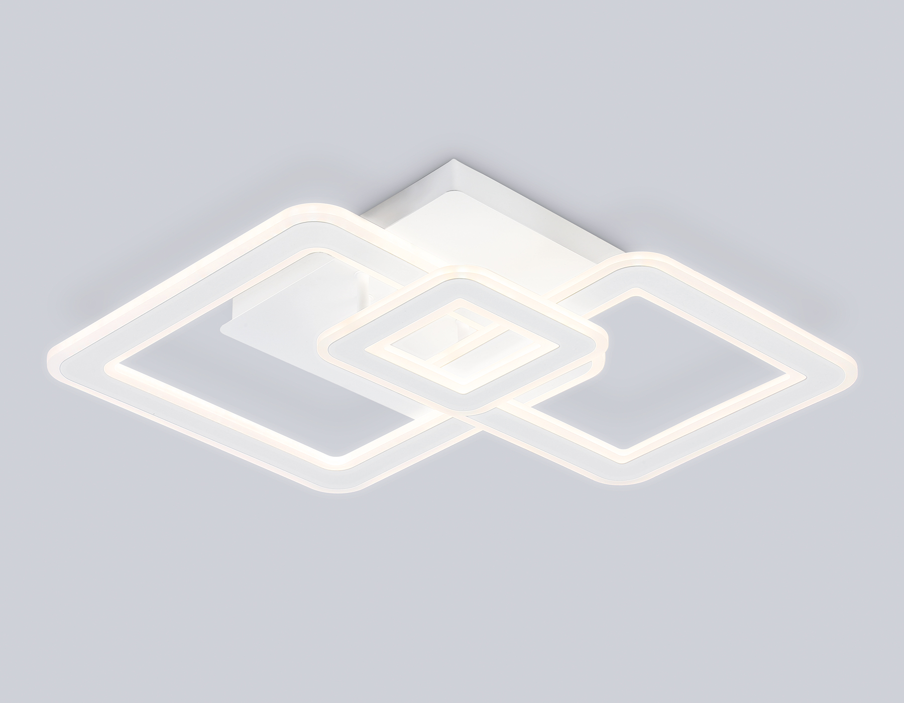 Потолочный светодиодный светильник с пультом FA862 WH белый 79W 505*470*95 (ПДУ РАДИО 2.4)