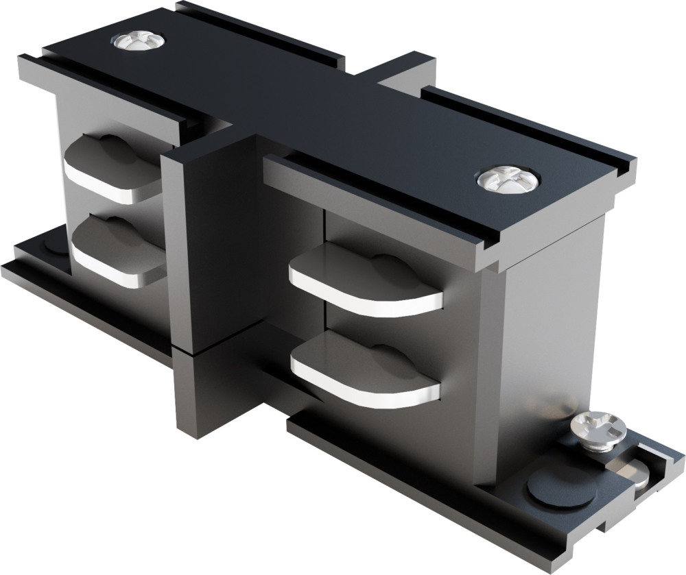 Коннектор прямой внутренний Trinity черный трехфазный Maytoni Technical TRA005CI-31B (tra005ci_31b)