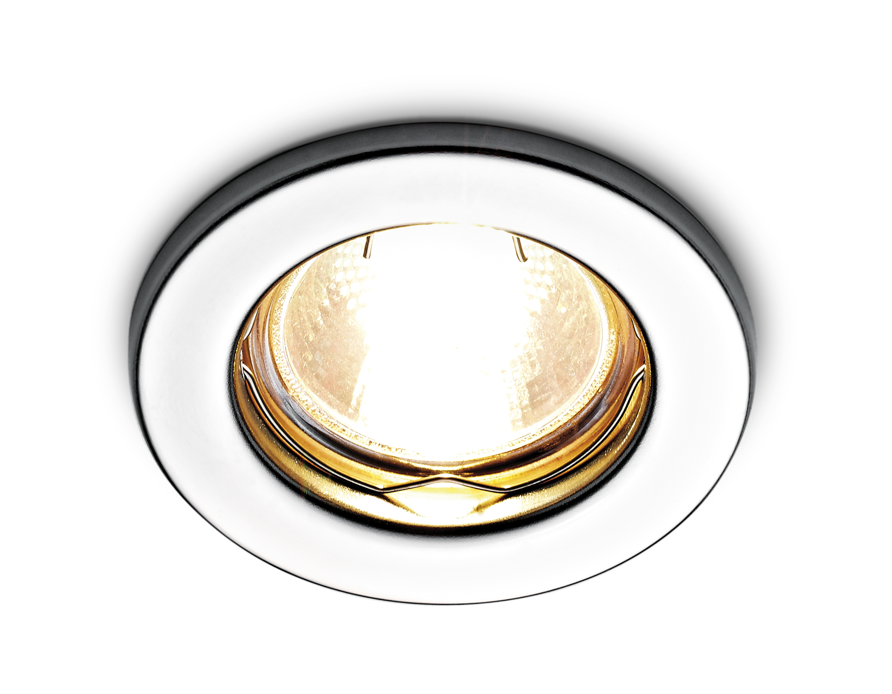 Металлический встраиваемый точечный светильник MR16 FT9210 CH хром MR16