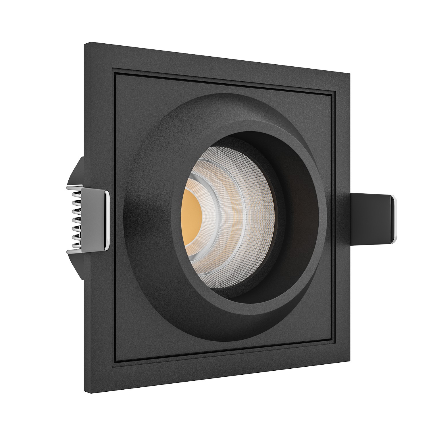 Встраиваемый светодиодный светильник Ledron GIZA SQ Black (2107)