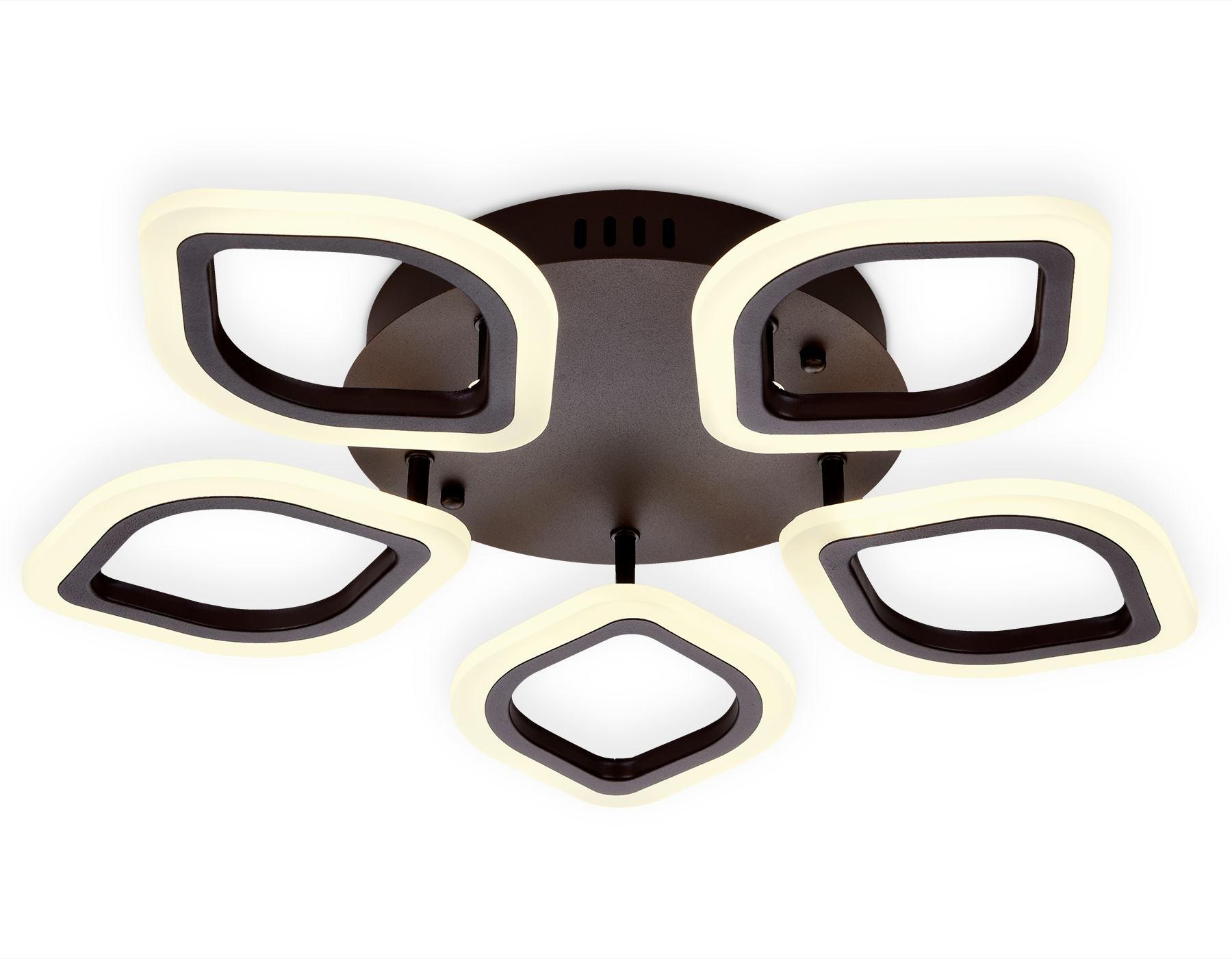 Потолочный светодиодный светильник с пультом FA443/5 CF кофе 60W 540*520*80 (ПДУ РАДИО 2.4G)