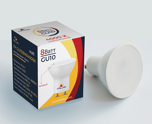 TP GU10/8W/4000K/120 matt светодиодная лампа