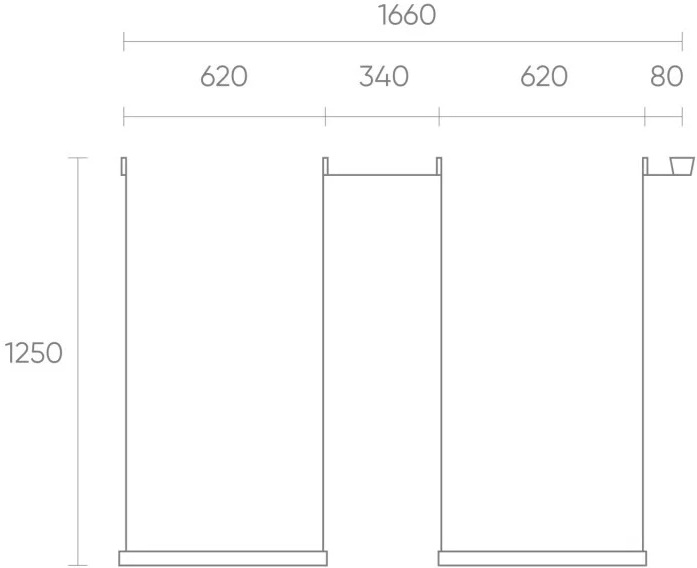 Комплект ременной трековой системы Denkirs Belty Set DK55SET04-02-BR (dk55set04-02-br)